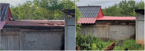 vergleichsbild altes neues Dach