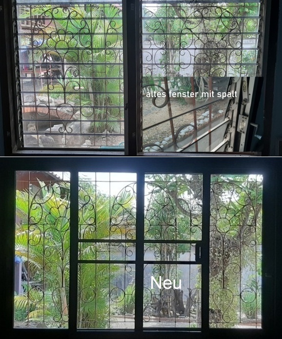 umbau neues Fenster einsetzten